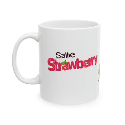 Sallie Strawberry Ceramic Mug