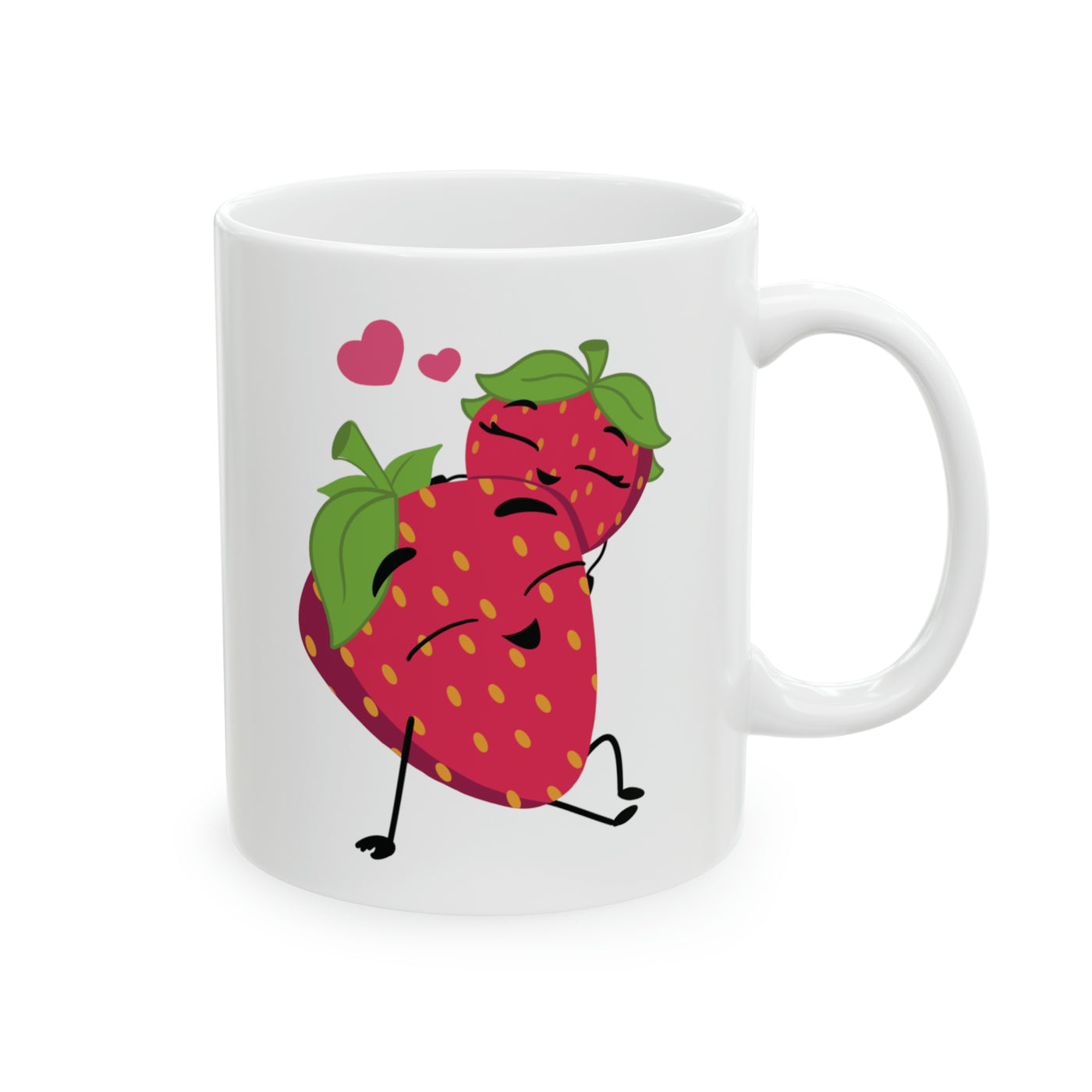 Sallie Strawberry I Love You Mug