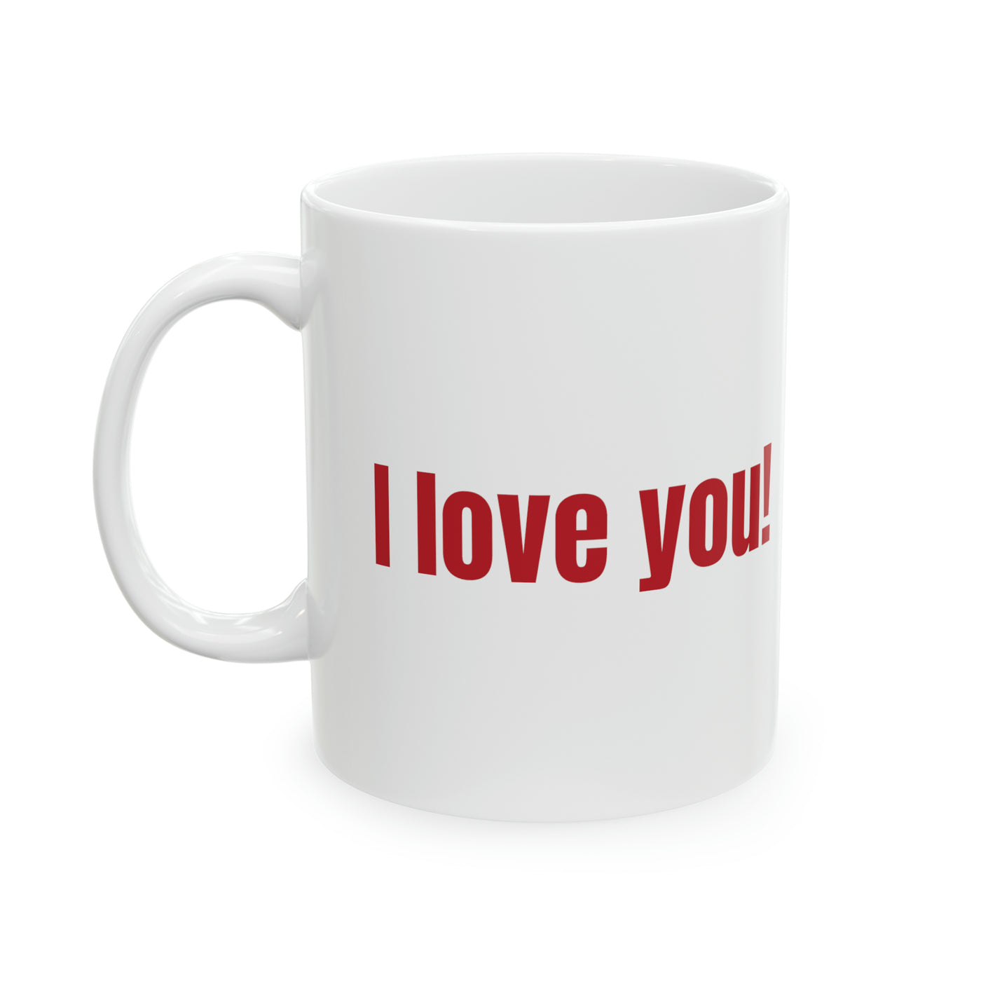 Sallie Strawberry I Love You Mug